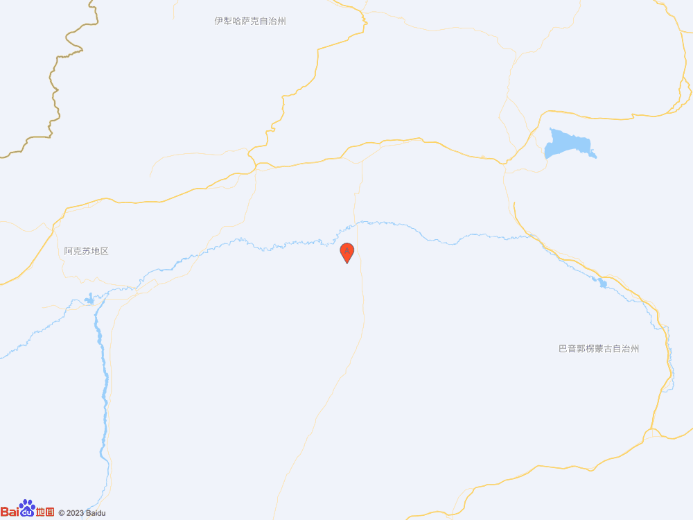 新疆巴音郭楞州尉犁县发生3.0级地震
