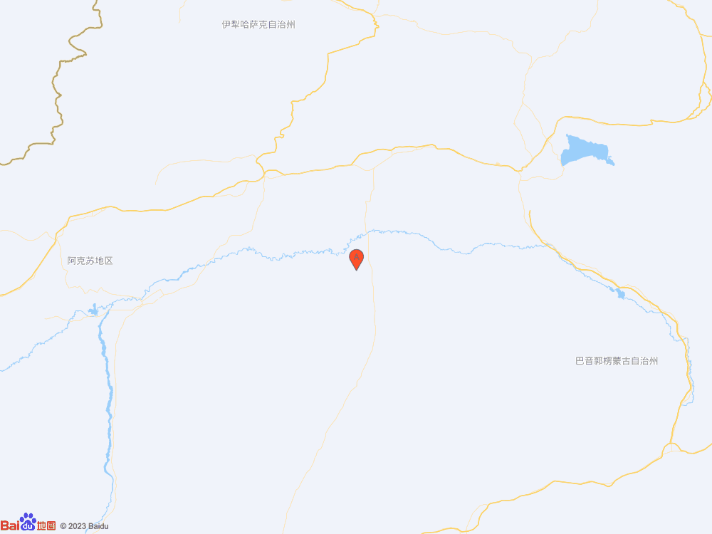 新疆巴音郭楞州尉犁县发生4.2级地震