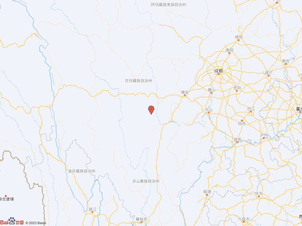 四川甘孜州泸定县发生3.1级地震