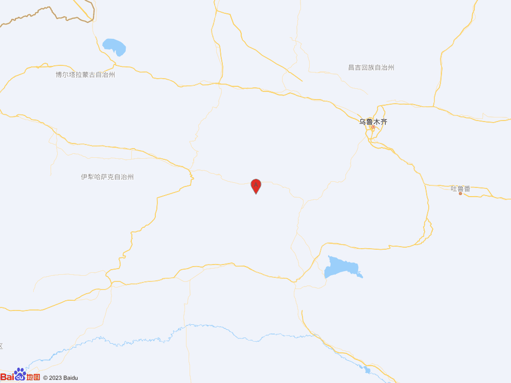 新疆巴音郭楞州和静县发生3.4级地震